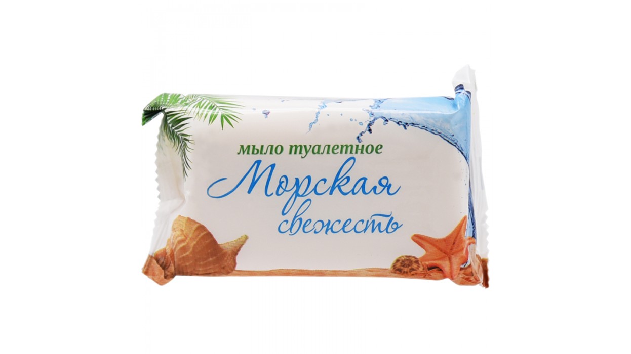 Мыло туалетное ММЗ "Стандарт. Морская свеМыло туалетное ММЗ "Стандарт. Морская свежесть", флоу-пак,